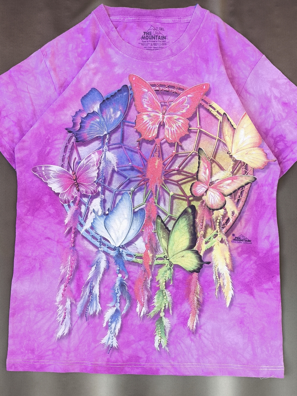 The Mountain Pink Butterfly Dreamcatcher Tee Size Medium*Check Pictures For Fit